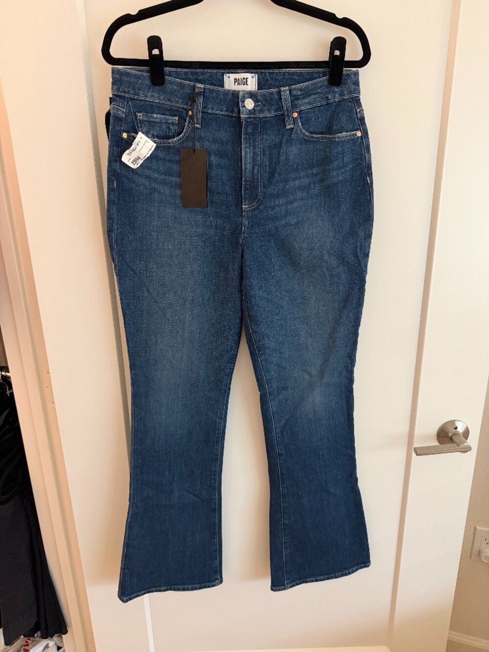 Paige High Rise Laurel Canyon Bootcut Jeans Ancient Wash Size 30 NWT